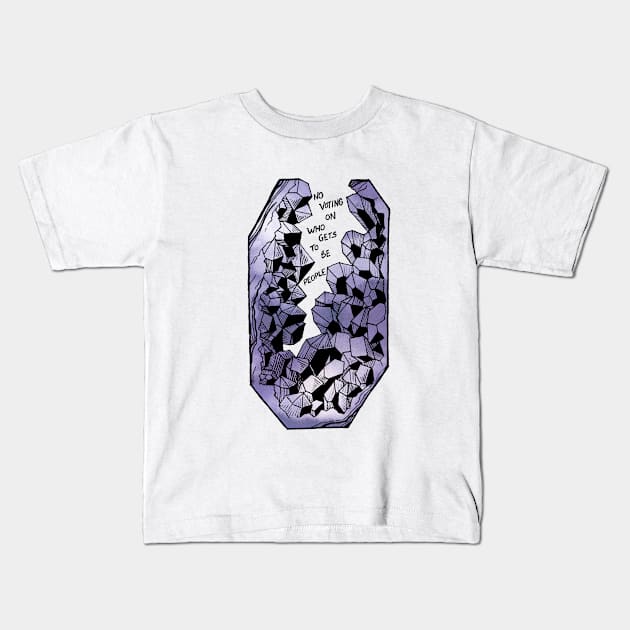 Orogeny Kids T-Shirt by quakeandquiver